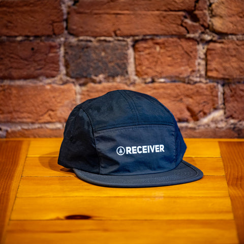 Black and Stone 5 Panel Hat