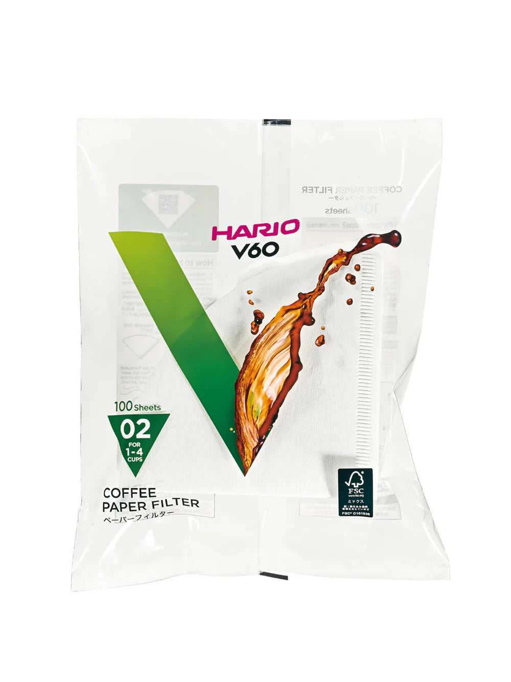 Hario V60-02 White 100pk