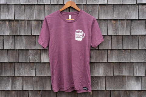 Receiver Coffee Co. Mug Club Burgundy T- Shirt