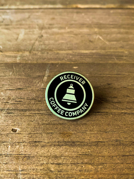 Receiver Bell Enamel Pin 1"